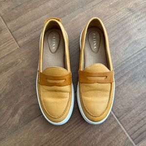 Leather loafer sneakers